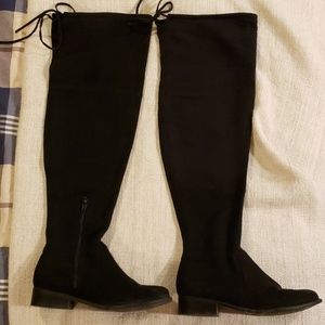 Faux Suede Wide Width & Calf Over the Knee Boots